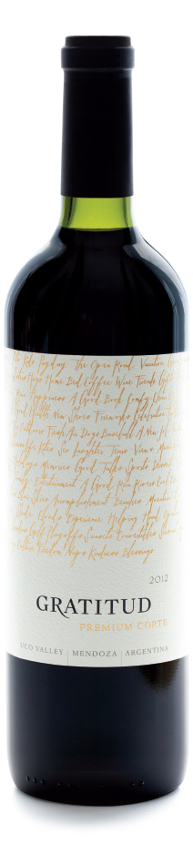 Picture of bottle of Gratitud Premium Corte wine