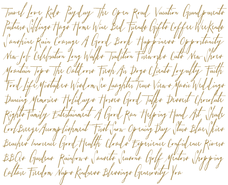 A illustration from the Gratitud wine labels